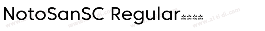 NotoSanSC Regular字体转换